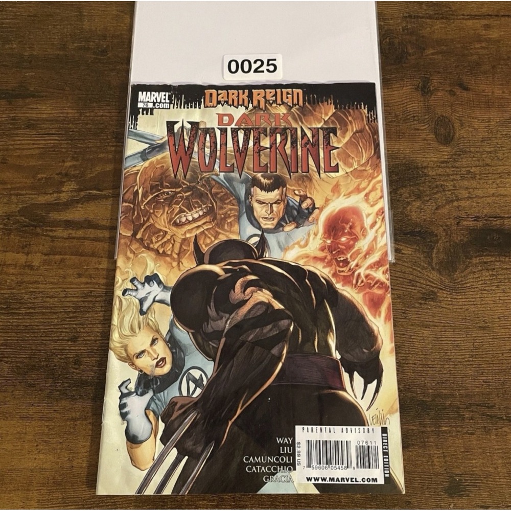✅Dark Wolverine #76 Marvel Comics 2009 Dark Reign Leinil Francis Yu#️⃣0025